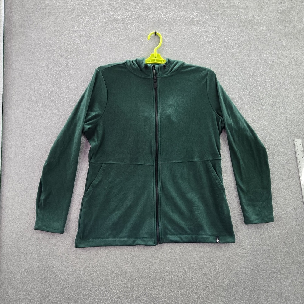 Torrid‎ Women Hoodie 1 Green Happy Camper Long Sleeve